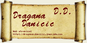 Dragana Daničić vizit kartica